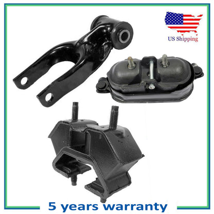 Engine Motor & Trans Mount For 1997 198 1999 Pontiac Trans Sport Van FWD 3.4L