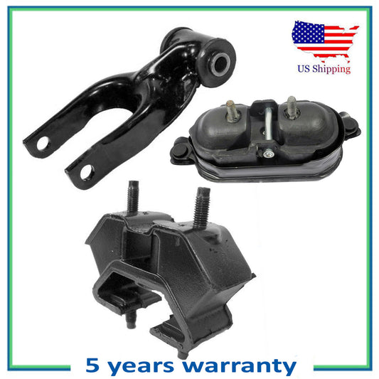 Engine Motor & Trans Mount For 1997 198 1999 Pontiac Trans Sport Van FWD 3.4L