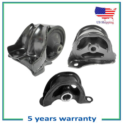 3PCS Engine Motor Mount For 1993 Honda Civic del Sol 1.5L FWD 6534 6520 6506