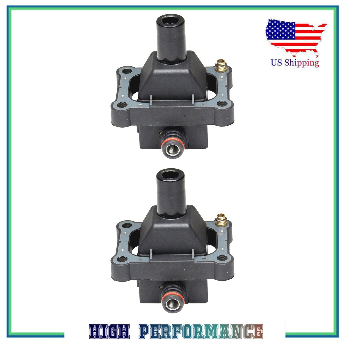 Set 2PCS Ignition Coil For UF137 5C1220 Mercedes 300CE 300E S320 SL320 E320 3.2L