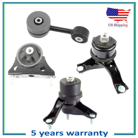 4PCS Engine Motor & Trans Mount Polyurethane For 04-07 Toyota Highlander
