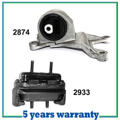 Engine Motor & Trans. Mount M1126 For Pontiac Oldsmobile Alero 2.4L 2874 2933