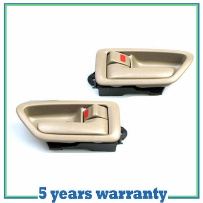 97-01 For Toyota Camry Interior Door Handle Pair Tan Left & Right 2 PCS DH16