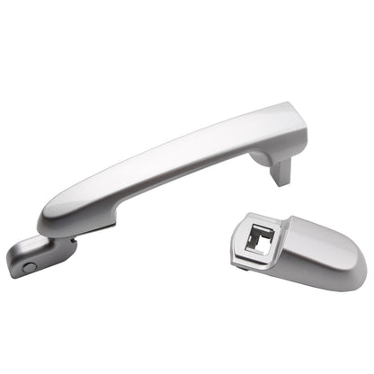 Rear Pair Outside Door Handle For 06-2011 Hyundai Accent 5S Platinum Silver Mica