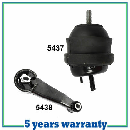 Engine Motor Mount M1367 For 06 07 08 Buick Lucerne 3.8L Set 2pcs 5437 5438 New