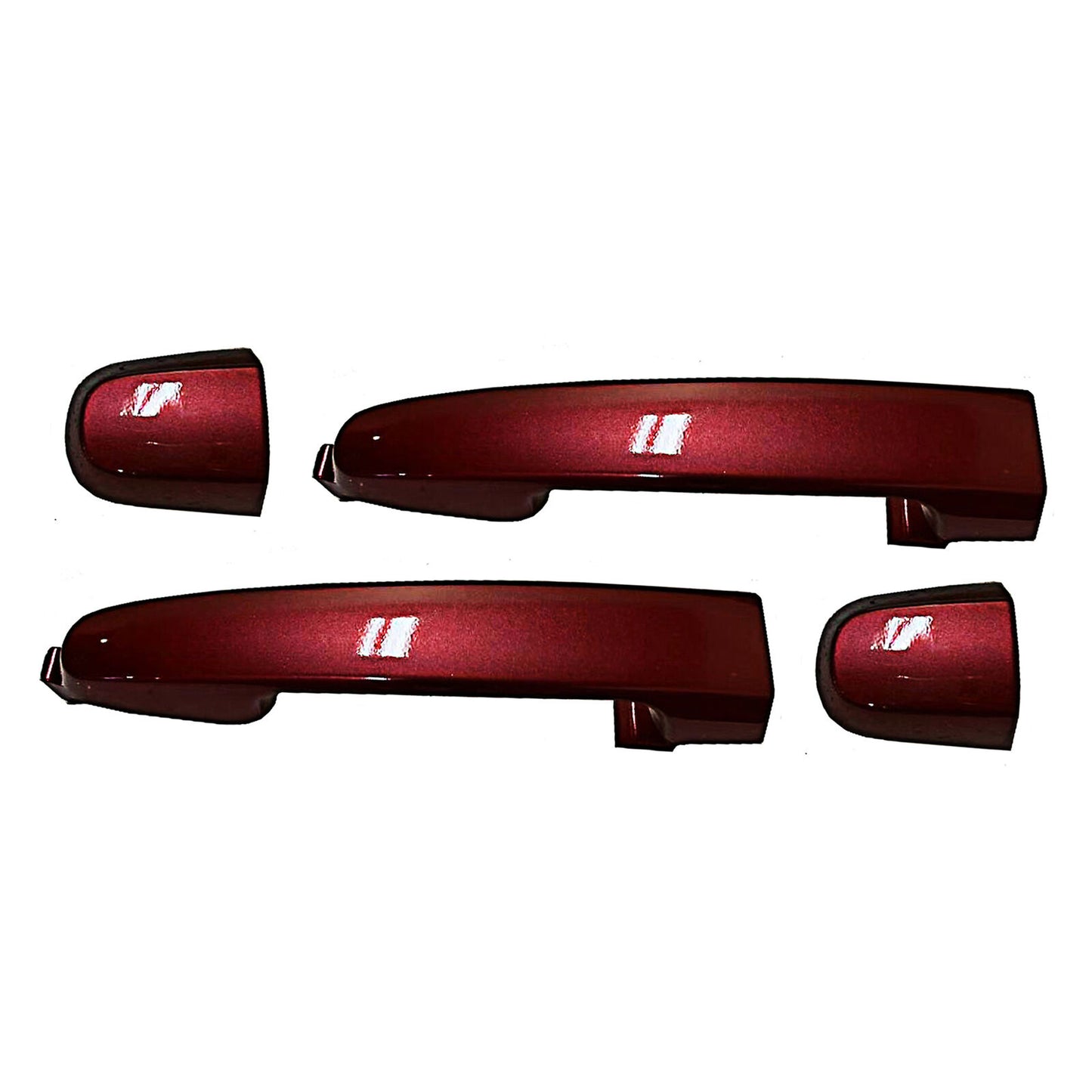 Rear Set 2PCS Outside Door Handle For Toyota Camry Corolla 3Q3 Salsa Red Pearl