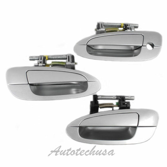 For NISSAN ALTIMA Outside 3 PCS SET KY1 Sheer Silver MotorKing Door Handle DS340