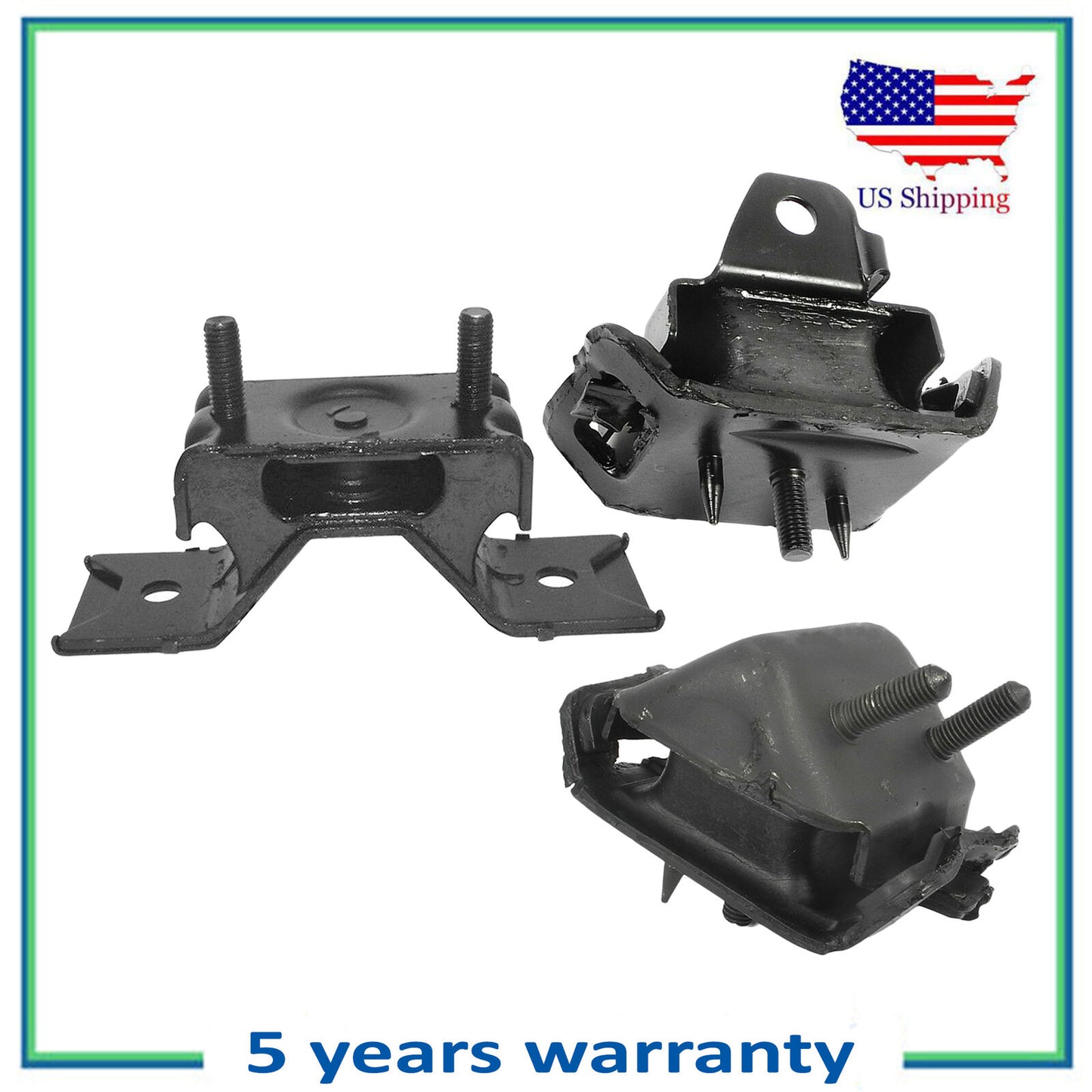 Engine Motor & Trans Mount 5295 5298 5296 For 02-05 Ford Explorer Mercury 4.0L