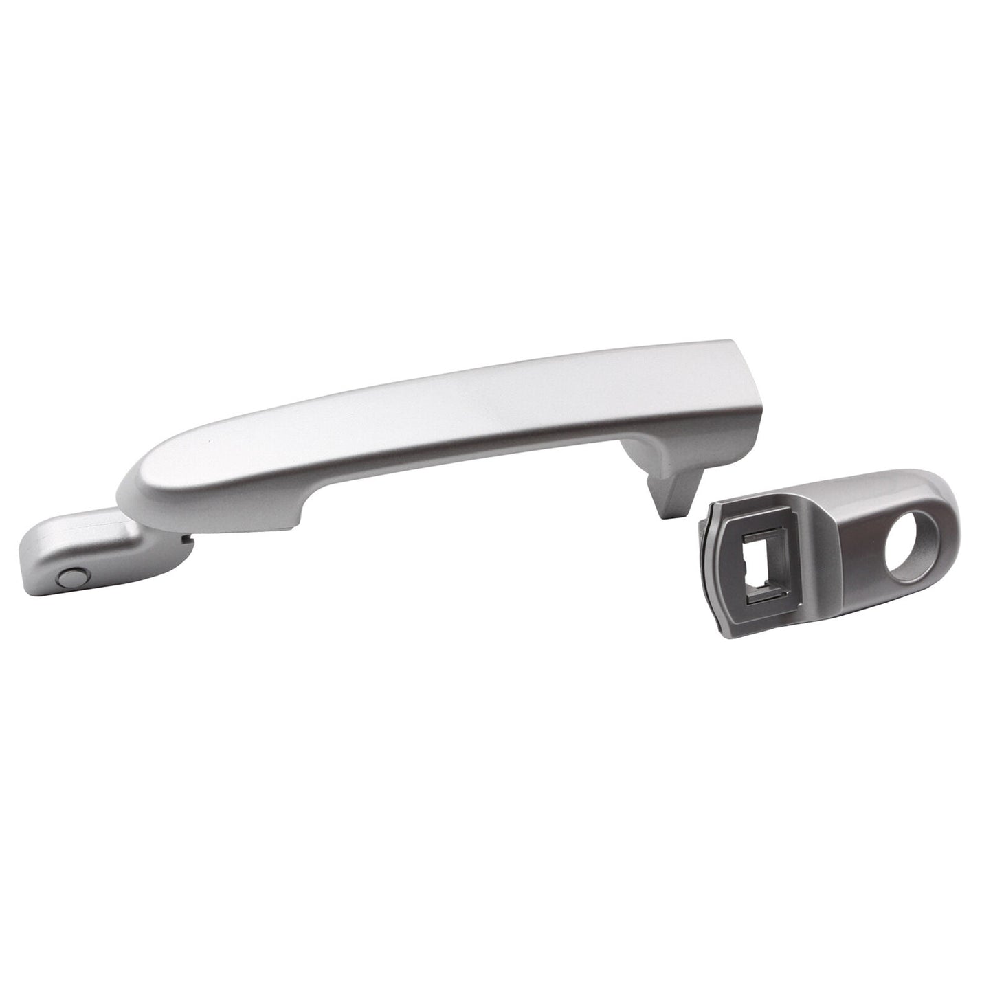 Front Pair Outside Door Handle For 06-11 Hyundai Accent 5S Platinum Silver Mica