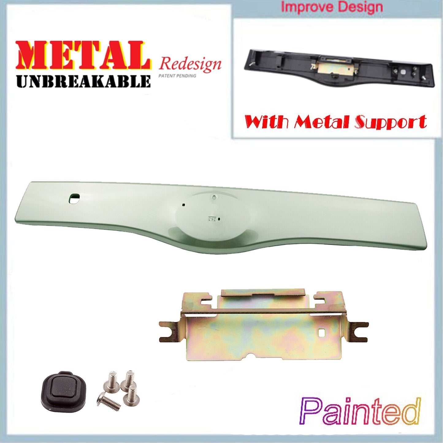 6U0 Pistachio Metallic Rear Tailgate Liftgate Handle Garnish For 04 Toyota Prius