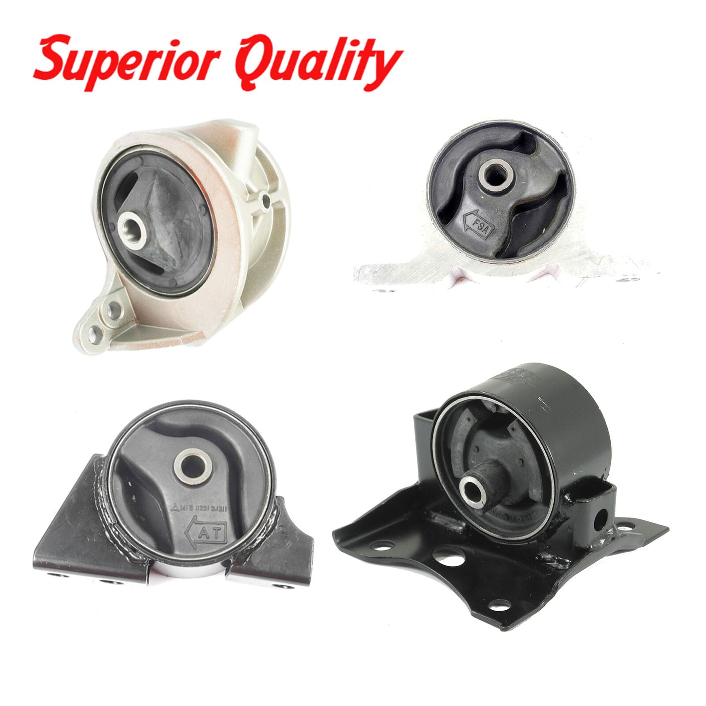 Set 4pcs Moteur & Transparent Montage Auto Pour 00-01 Nissan Sentra 2.0L Se