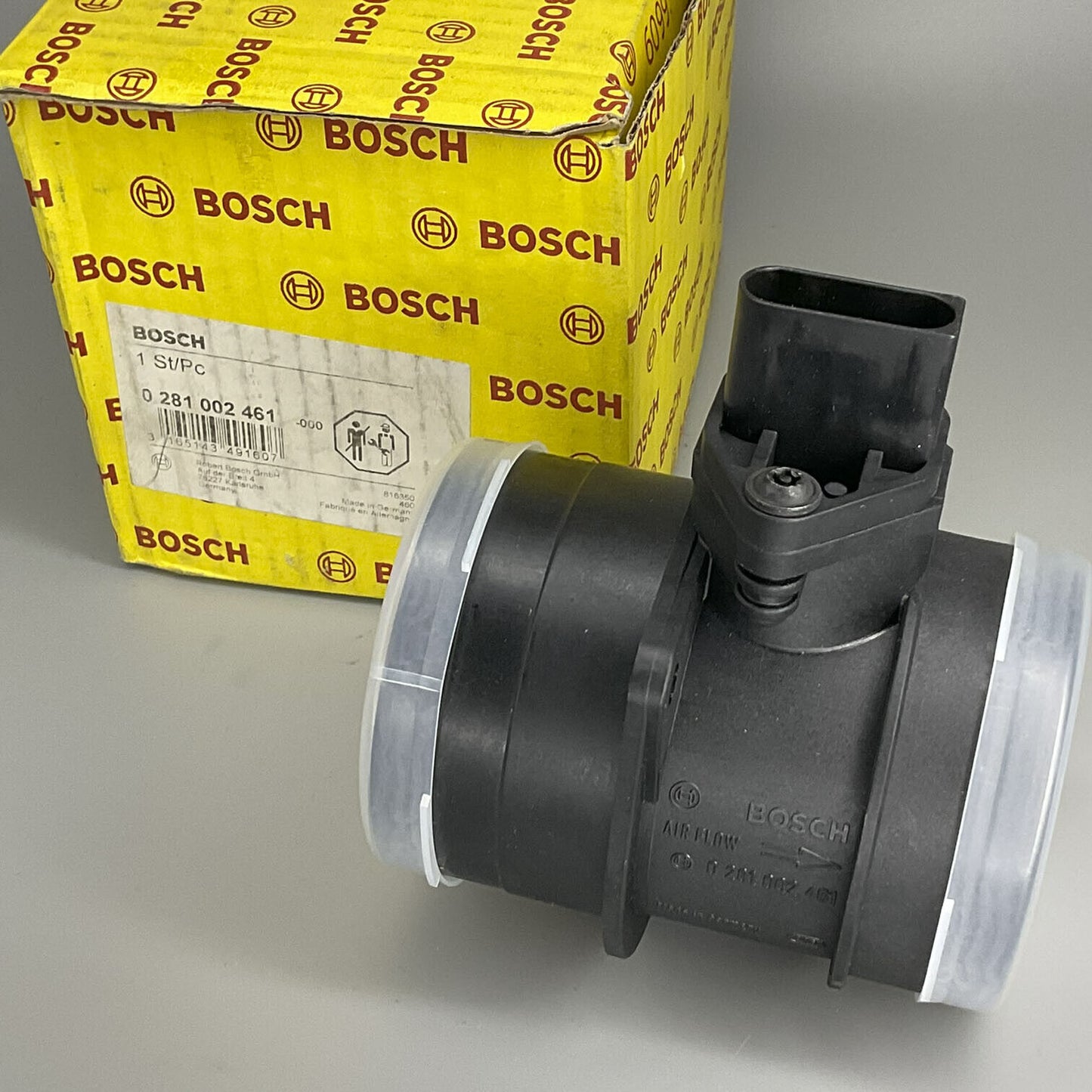 OE Bosch Mass Air Flow (MAF) Sensor 0281002461 For VW Volkswagen Passat Touareg
