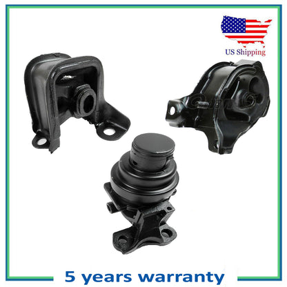 Set 3 Motore & Trans Montante Manuale Per 6530 6542 6549 Acura Honda Accord 2.2L