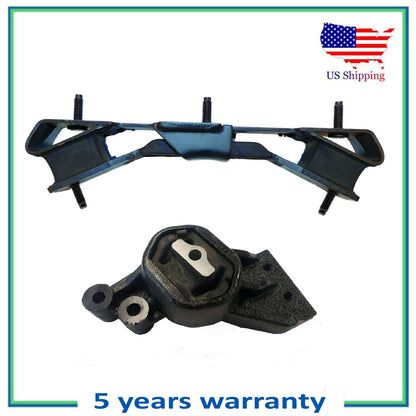 2PCS Engine Motor & Auto Trans. Mount For 2009-2010 Dodge 1500 4.7L 5.7L 4WD