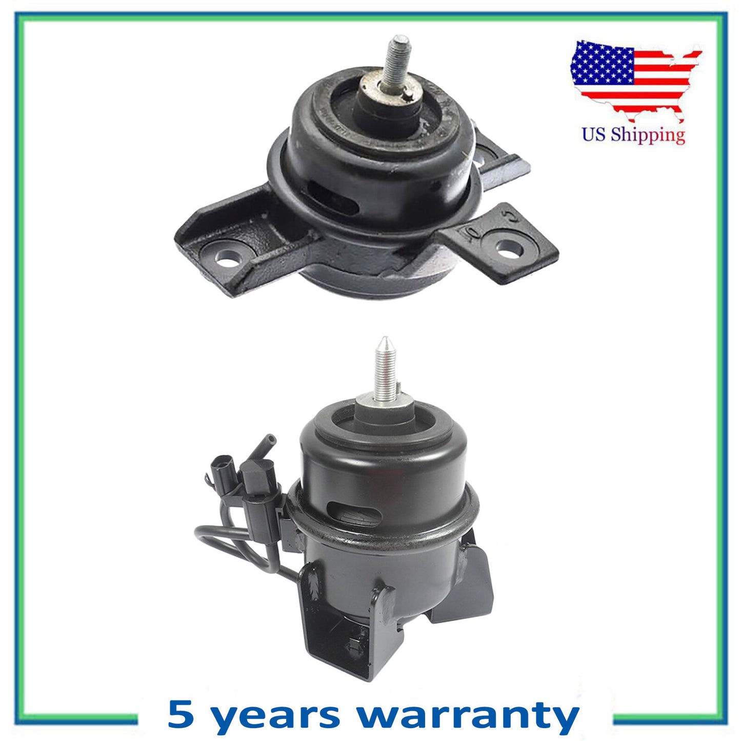 2PCS Moteur Montage Moteur Pour 2007-2009 Hyundai Santa Fe 2.7L 3.3L 7175 7150