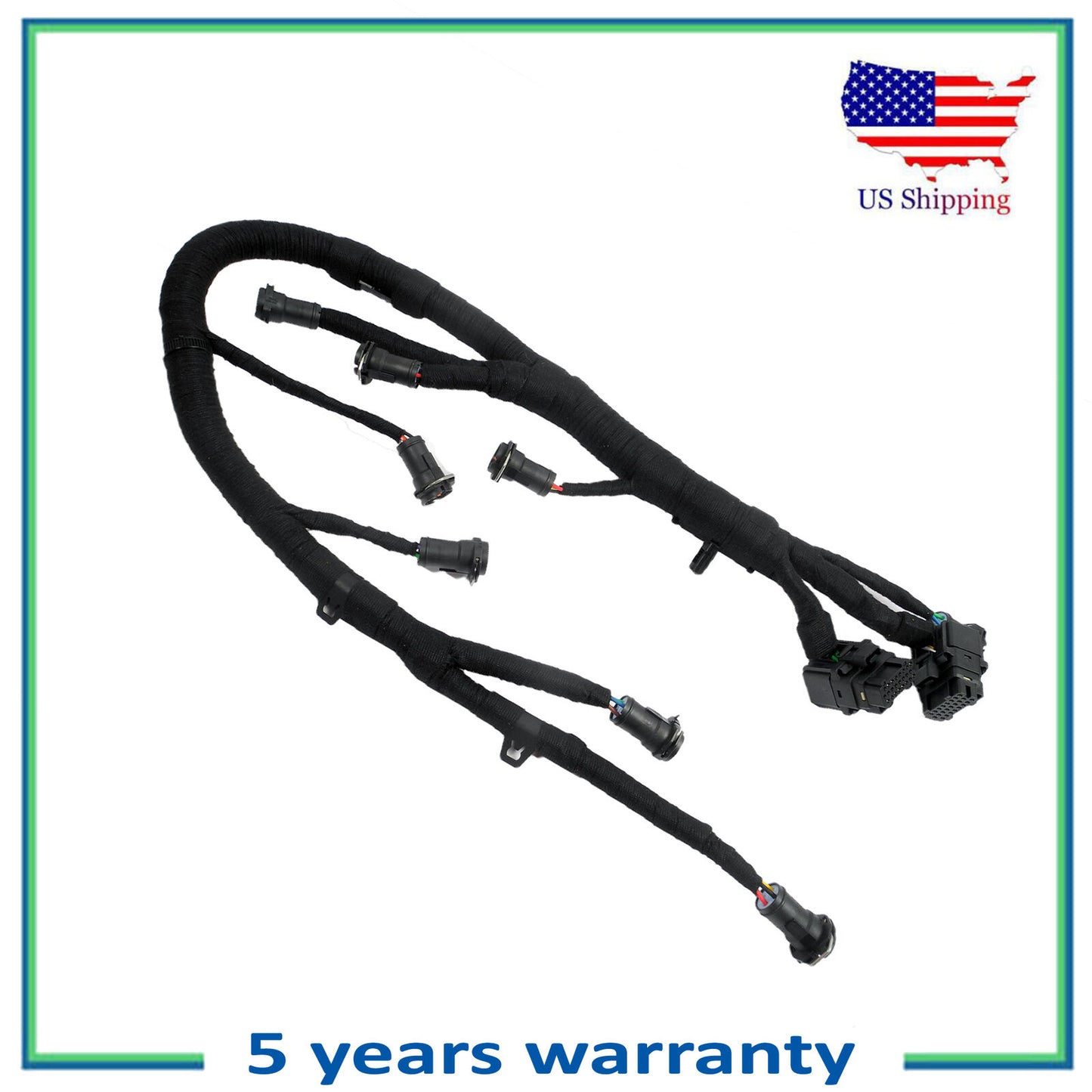 Combustible Inyector Suéter Cableado Para 2003-07 Ford 6.0L Powerstroke Diesel