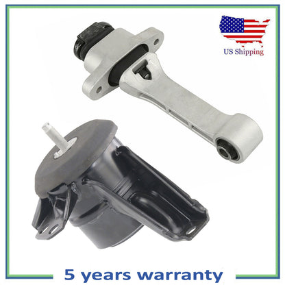 Set 2PCS Engine & Lower Torque Strut Mount For 16-18 Hyundai Tucson 1.6L 2.0L