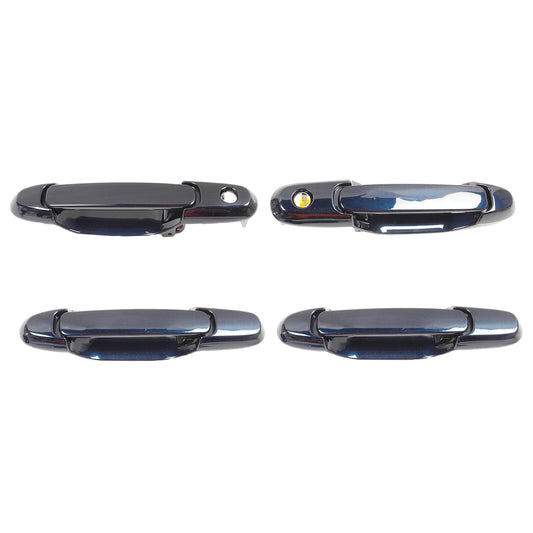 Set 4PCS Outside Door Handle For 1998-2003 Toyota Sienna Stratosphere Mica 8Q0