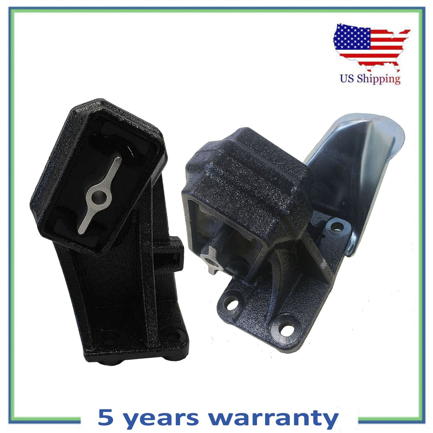 Set 2PCS Front Left, front Right Engine Motor Mount For Dodge Ram 2500 3500 4WD