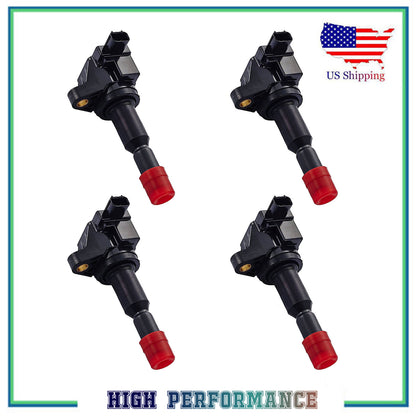 Juego 4PCS Encendido Bobina Para UF626 C1664 52-2076 Honda 09-2014 11-16 Cr-Z