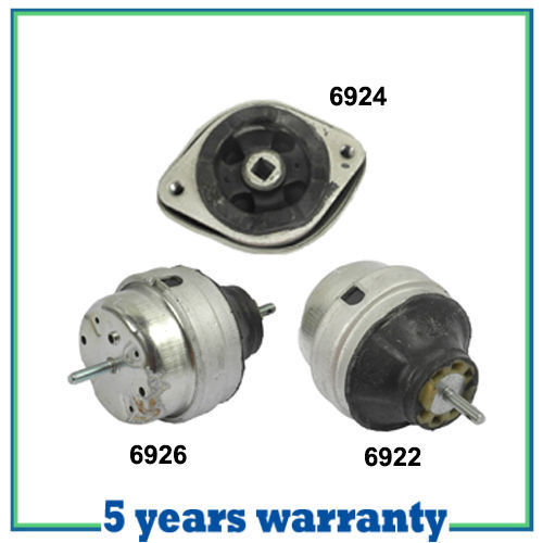M838 Engine Motor & Trans Mount 3PCS For 97-05 Audi A4 Quatt VW Passat 1.8L