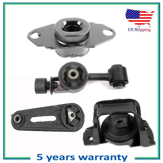 M848 4323 4320 4318 4312 For Nissan Versa Cube 1.8L Trans Engine Mount Set 4PCS