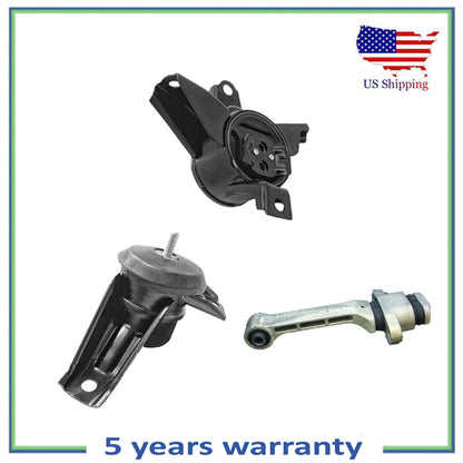 Set 3PCS Engine Motor & Auto Trans Mount For 2016-2020 Kia Sorento 2.4L FWD