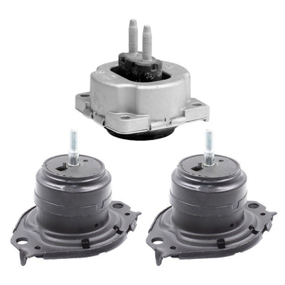 3PCS Front L & R Engine Motor & Trans Mount For 14-19 Jeep Grand Cherokee 6.4L