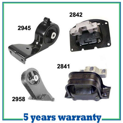 M535 Motor & Trans Montaje Para 98-00 Chrysler Cirrus 2.4 2.5L Completo Set 4PCS