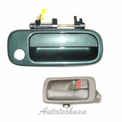 92-96 For Camry door handle Front r Outside GREEN 6P2 Interior Brown R DS425