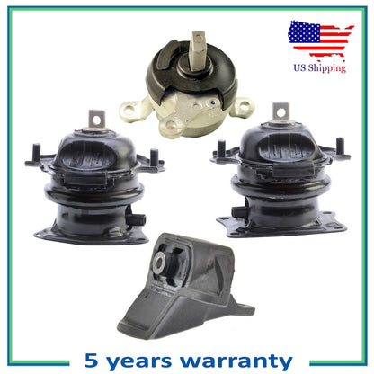 4PCS Motore & Auto Trans Montante Per Acura MDX Honda Odyssey Passport Pilot