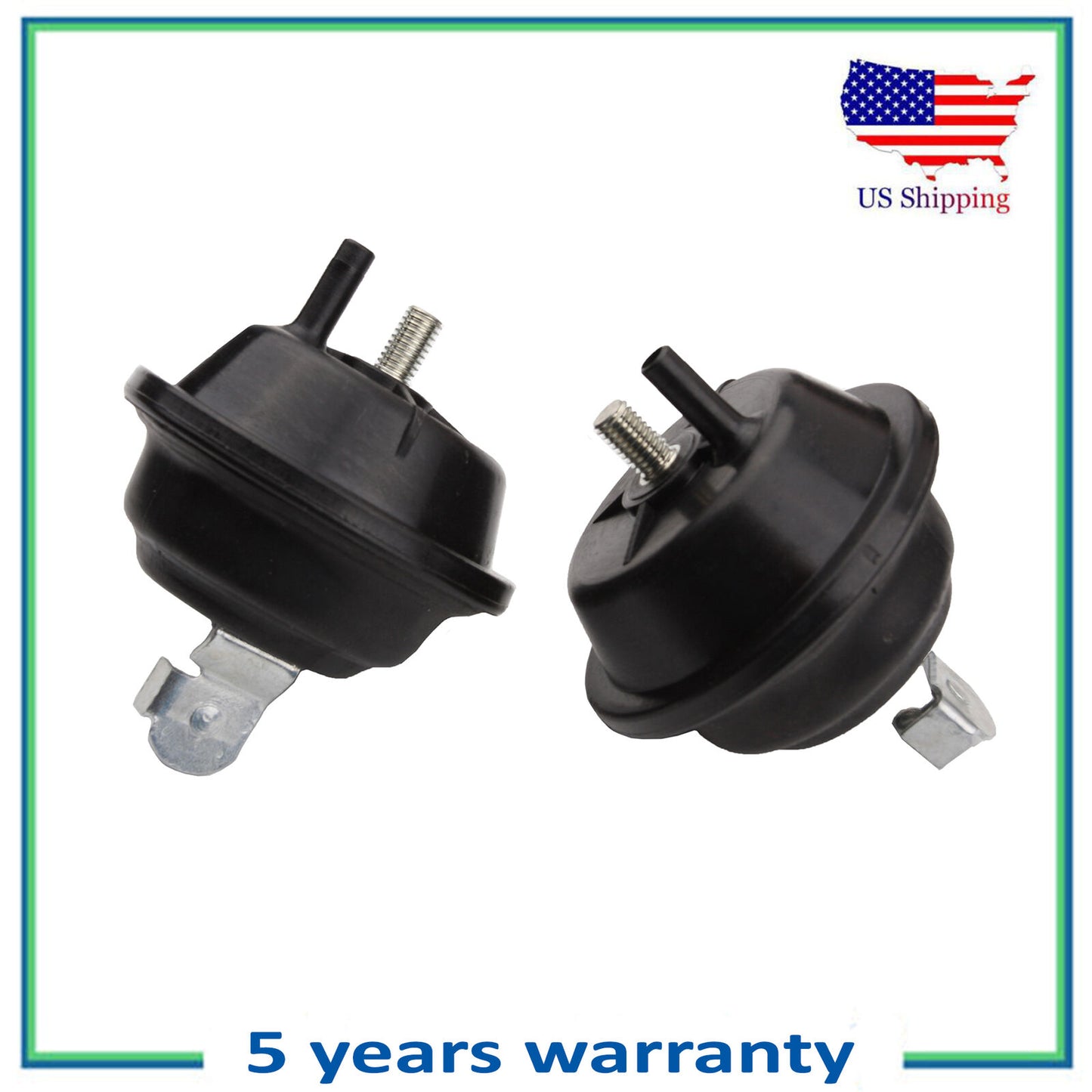 New Intake Manifold Actuator Vacuum Diaphragm For Audi A6 A8 VW Phaeton Set 2pcs