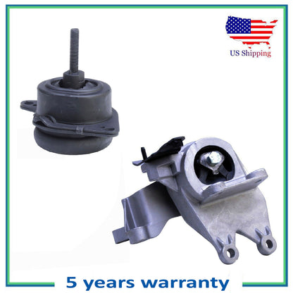 Set MotorKing Engine Motor & Auto Trans. Mount For 12-19 Ford Explorer 2.0 2.3L