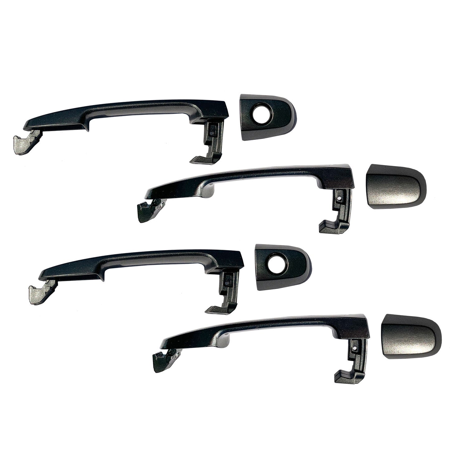 Set 4 PCS New Exterior Door Handle For Scion tC xA xB xD 1E3 Phantom Gray Pearl