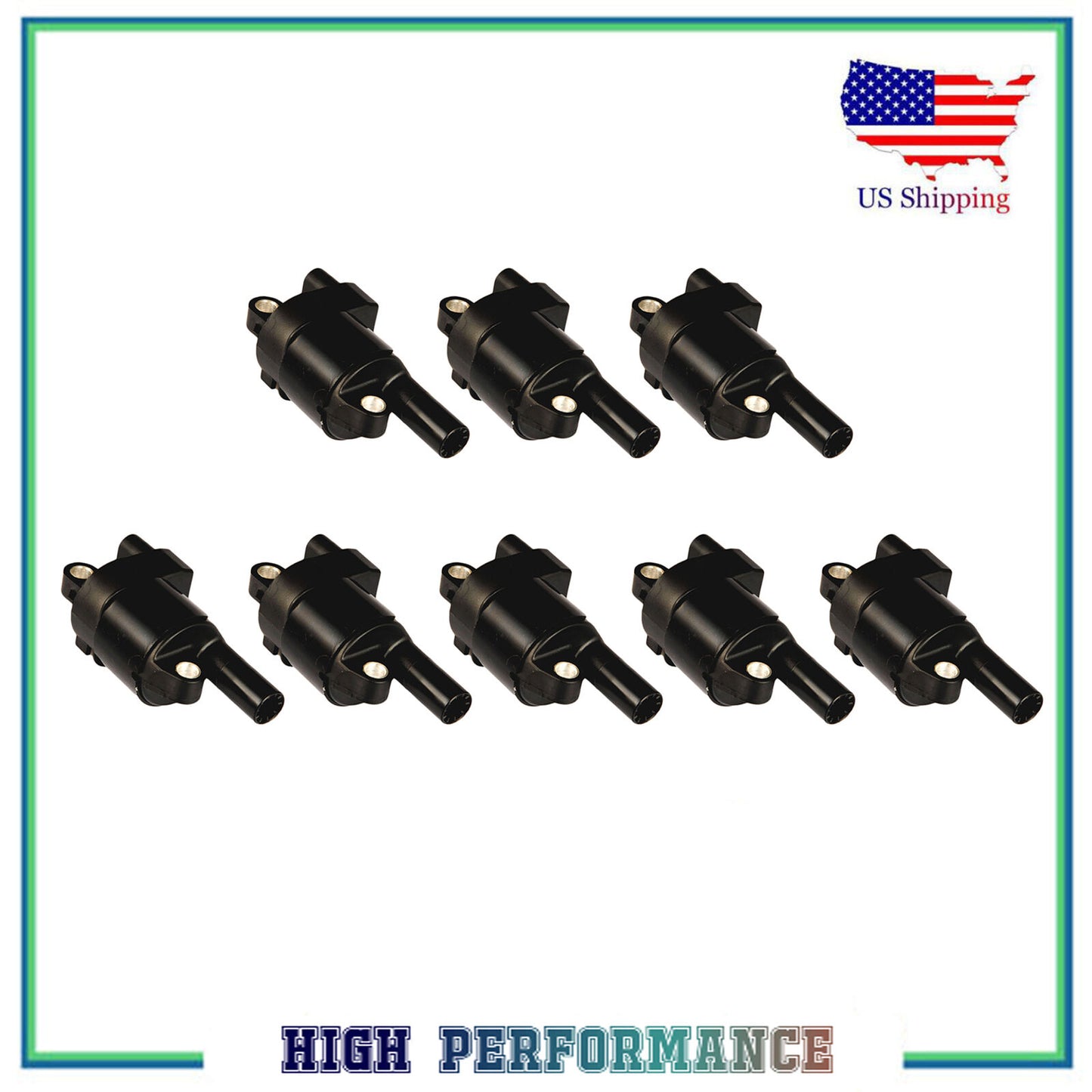 UF414 Zündung Spule Set 8PCS Für Buick Chevrolet GMC Cadillac Hummer 6.0L 5.3L