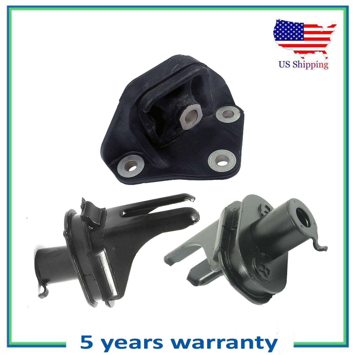 3PCS Juego Para 2007-2008 Acura TL 3.5L Auto Motor & Trans. Montaje 65025 4591
