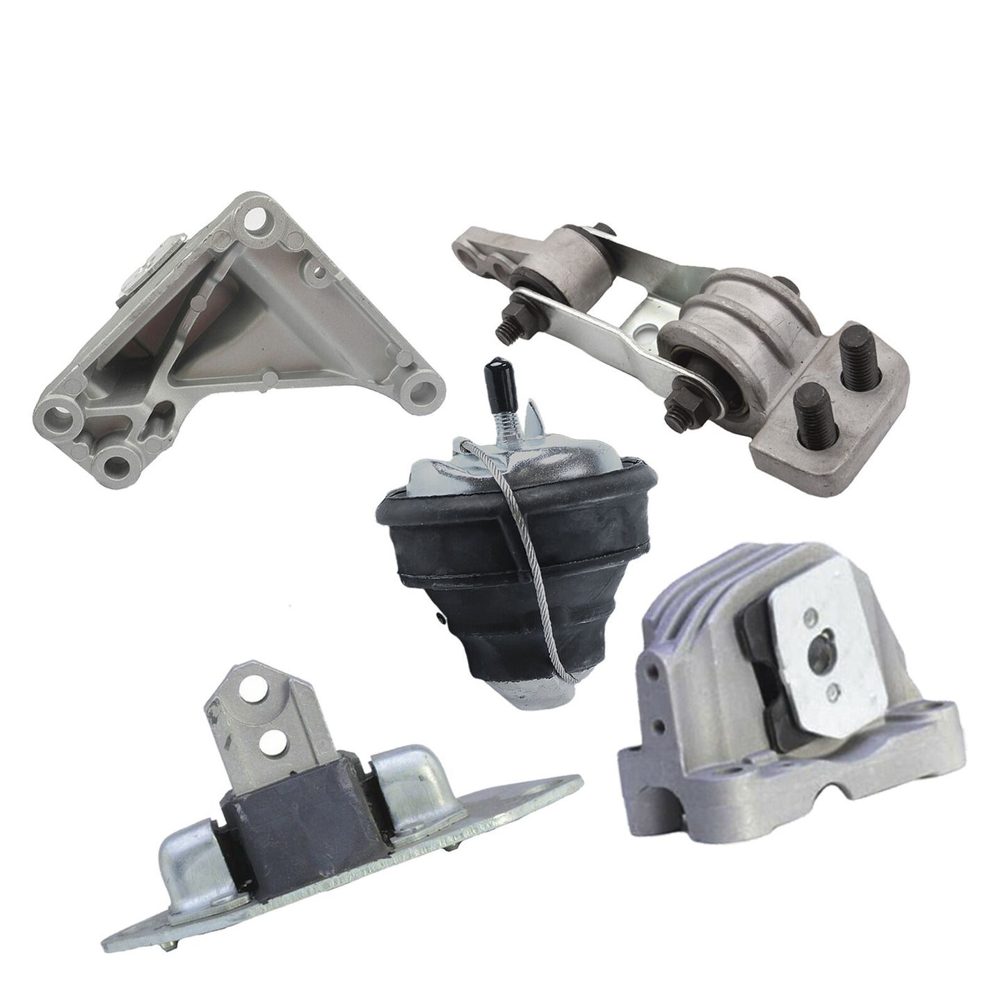 Set 6PCS Engine Motor & Trans Mount MotorKing For 2001-2008 Volvo S60 2.3L 2.4L
