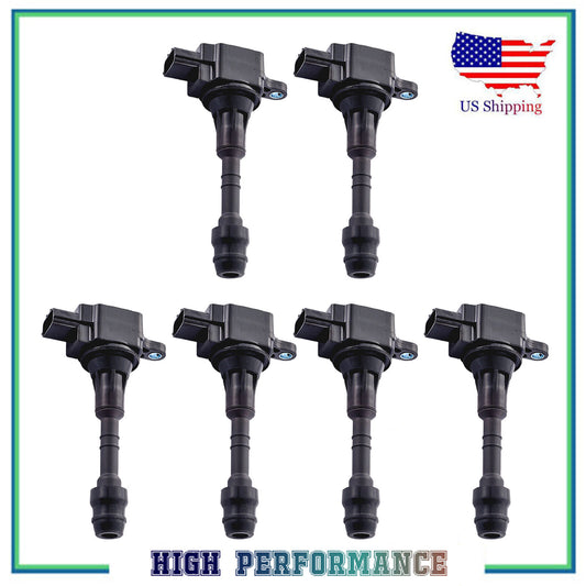 UF568 UF482 C1412 Ignition Coil 6PCS For 22448-AR215 Infiniti FX45 M45 Q45 4.5L