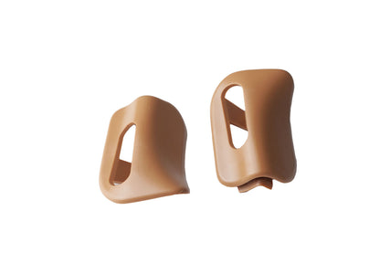 Set Beige Sun Visor Pivot Trim Cap For Benz R129 SL600 SL500 SL320 Left & Right