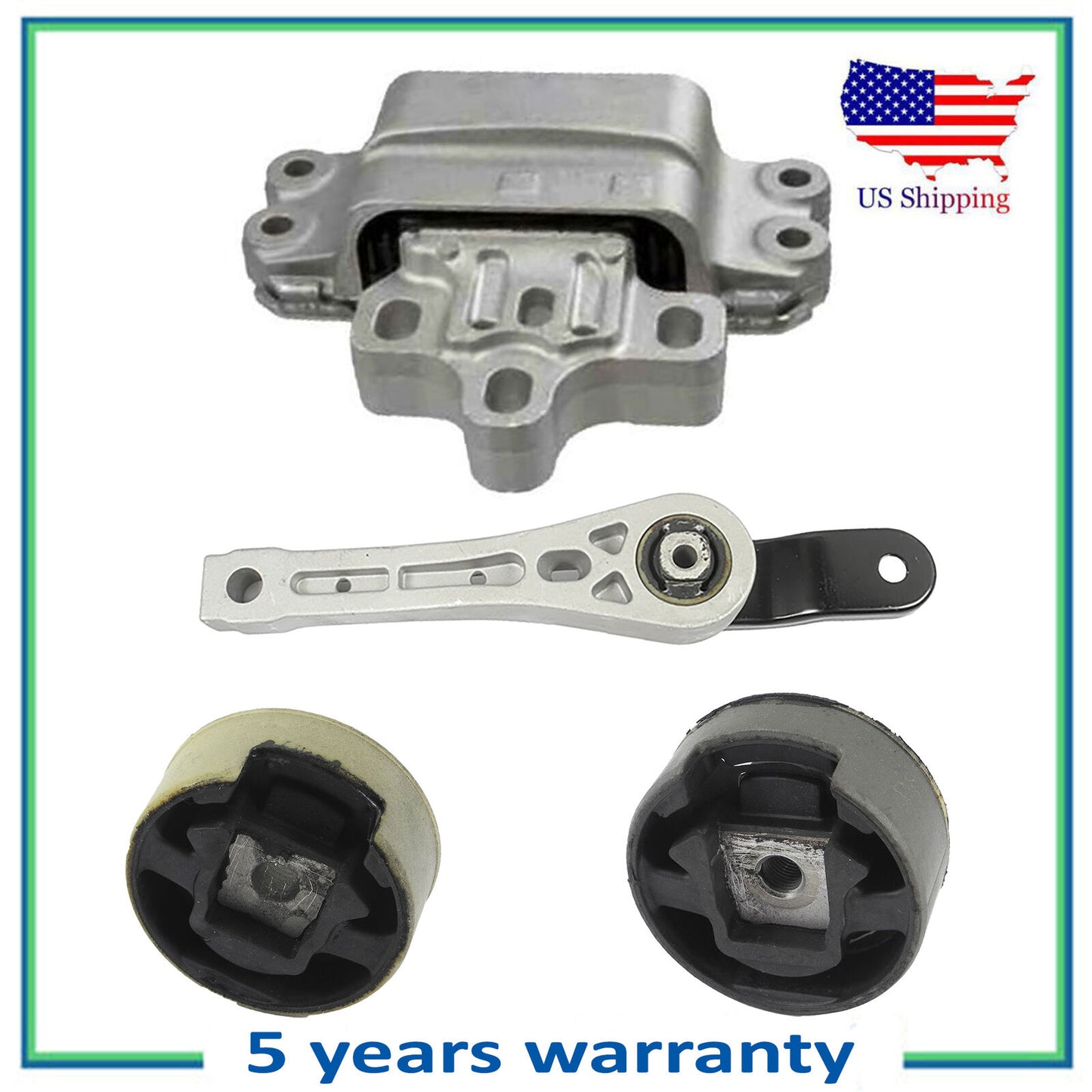 6962 6960 6966 6969 New Motor & Auto Trans Mount For Volkswagen Golf Jetta 2.0L