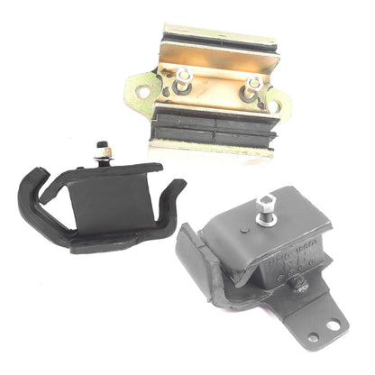 3PCS Motore & Trans Montante Per 1998-2004 Nissan Frontier 2.4L 4WD 6377 7318
