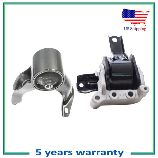 Set 2PCS Engine Motor Mount For 2015-2019 Mitsubishi Outlander Sport 2.4L L4 FWD