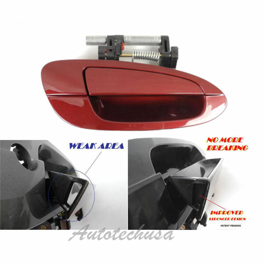 For NISSAN ALTIMA Outside Front Right Red Mica AX3 MotorKing Door Handle B4003