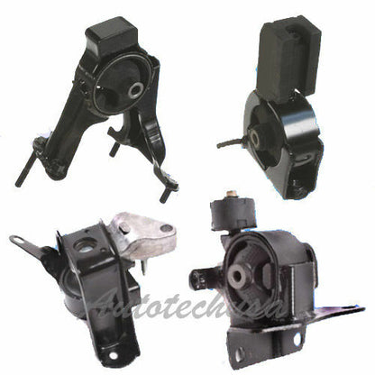 Motor & Trans Montaje 4PCS 2003-2008 para Toyota Corolla Matriz Pontiac Vibe