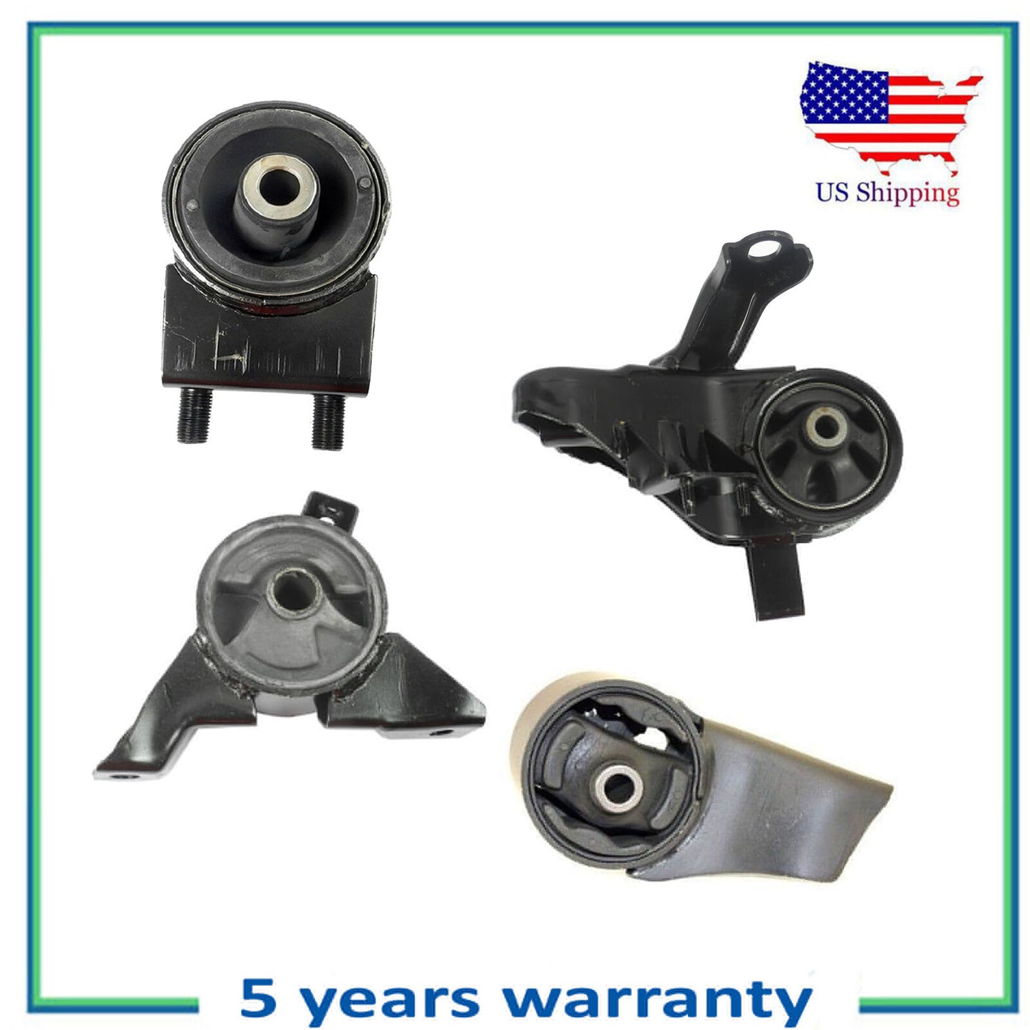 6457 4401 6446 6462 Trans Engine Motor Mount Manual For 00 02 Mazda 626 2.0L