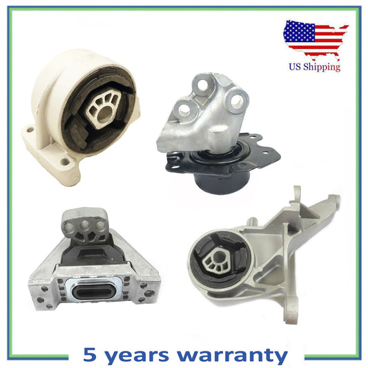 4PCS Engine Motor & Automatic Transmission Mount For 07-09 Chevrolet Equinox 3.4