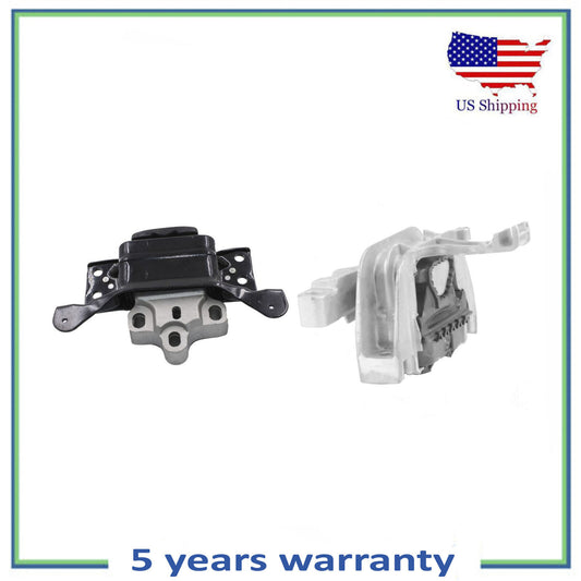 2PCS Engine Motor Mount & Trans mount For Audi A3 S3 VW Golf GTI Jetta 1.8L 2.0L
