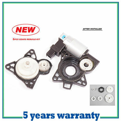 Power Window Motor Gear Regulator RK1010 For Mazda 6 2.3L 3.0L Set 6PCS