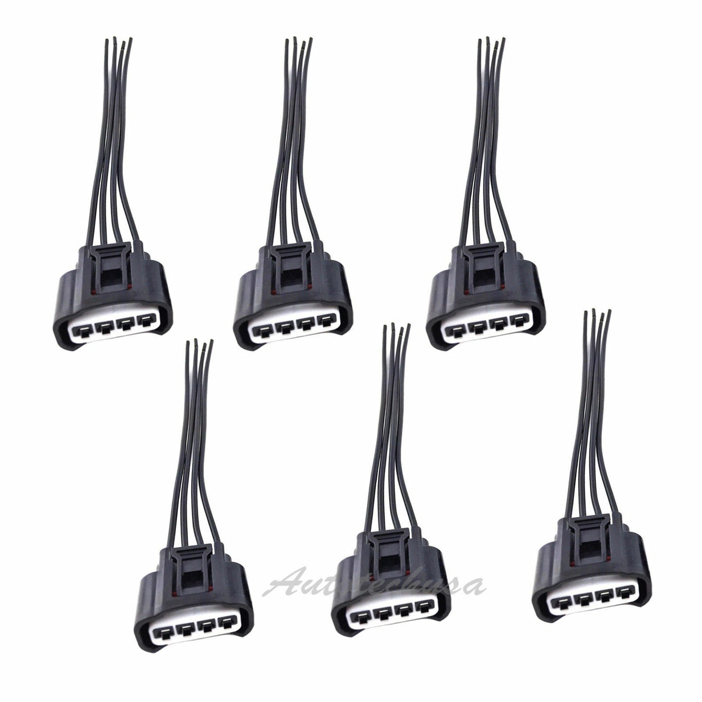 Ignition Coil Female Connector Plug Harness 4-way RK5832 Set For Lexus Toyota