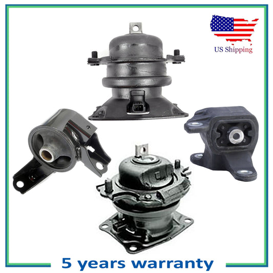Set 4PCS Engine Motor & Auto Transmission Mount For 2011-2017 Honda Odyssey 3.5L